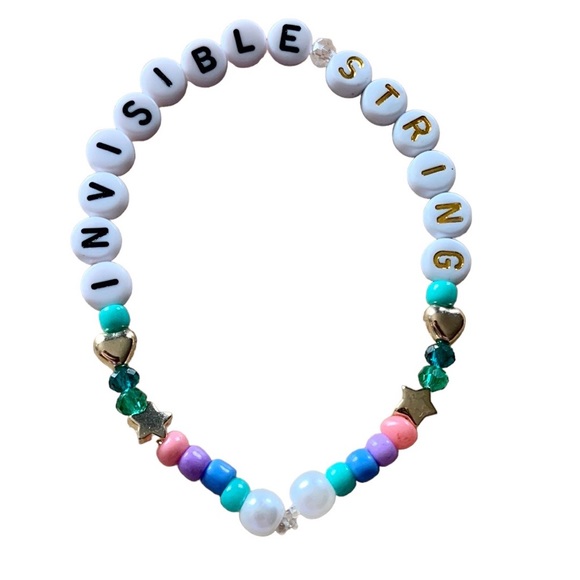 5 for $20 Taylor Swift Handmade Friendship Beaded Bracelet
“Invisible String” - Picture 1 of 2